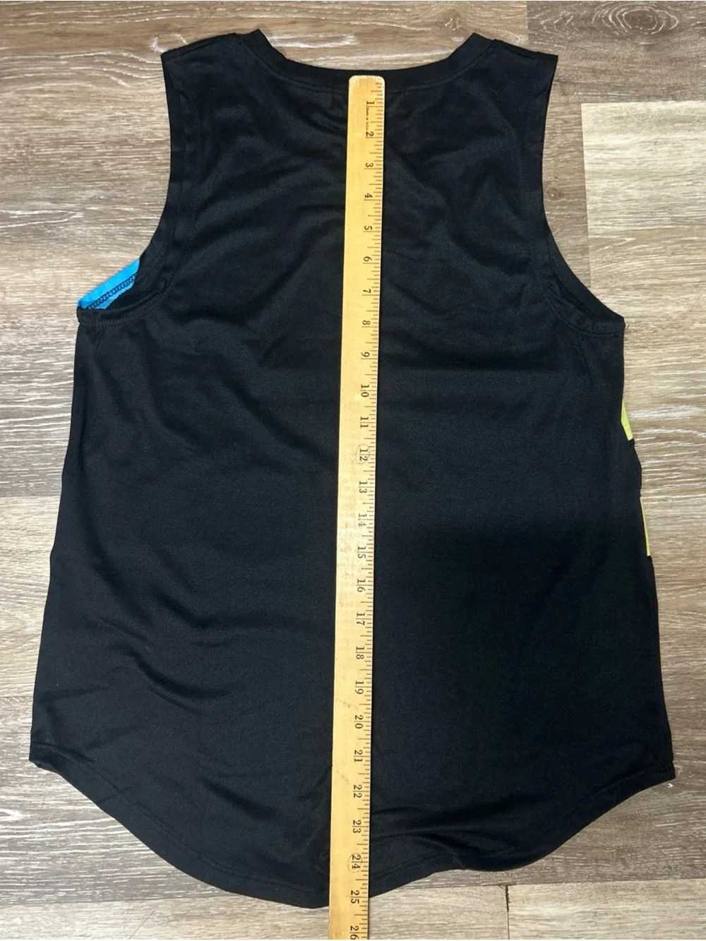 Burn Boot Camp Women’s Small Black Muscle Tank Top With Blue And Yellow Logo - Picture 5 of 6